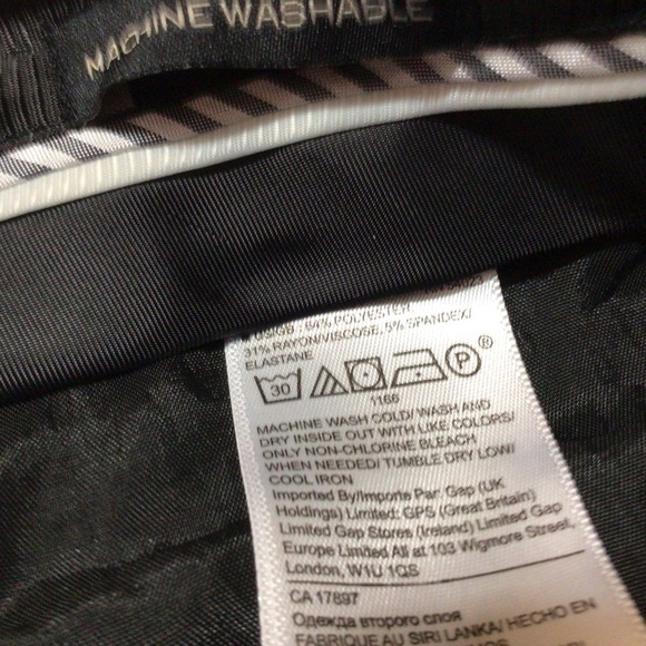 Banana Republic Avery Side Stripe Pants Blue Black - Picture 5 of 10